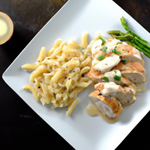 Fuel Up with High-Protein Grilled Chicken Alfredo Pasta Delight
