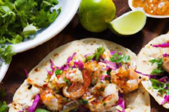 Zesty Cilantro Lime Shrimp Tacos with Crunchy Fresh Slaw