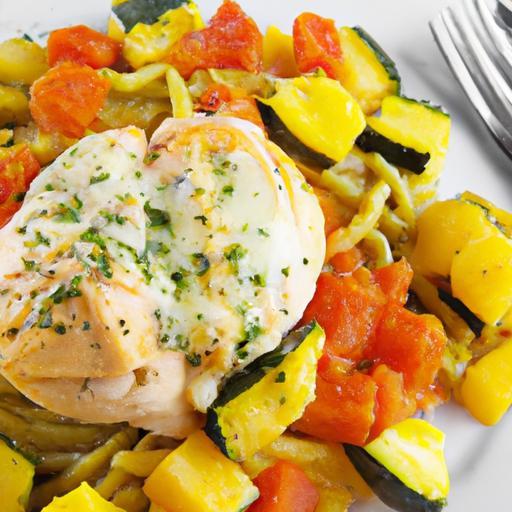 Tuscan Chicken Meets Spaghetti Squash: A Flavorful Twist