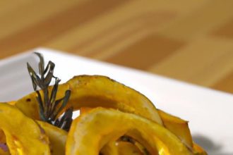 Sweet & Savory: Maple-Glazed Acorn Squash Rings Recipe