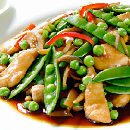 Crisp Chicken & Snow Peas: A Fresh Stir-Fry Delight