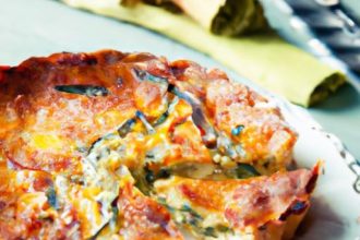 Crispy Quiche Cake: A Savory Slice of French Delight