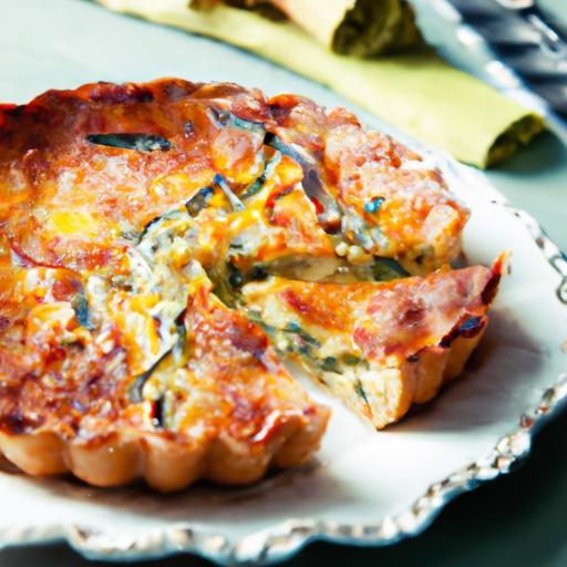 Crispy Quiche Cake: A Savory Slice of French Delight