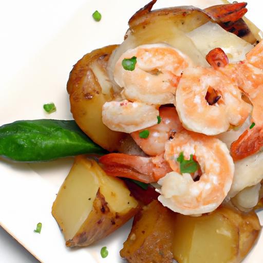 Dive into Deliciousness: Savory Baked Potatoes with Shrimp
