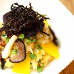 Crunchy Delight: Gochujang Mushrooms Meet Crispy Rice Salad