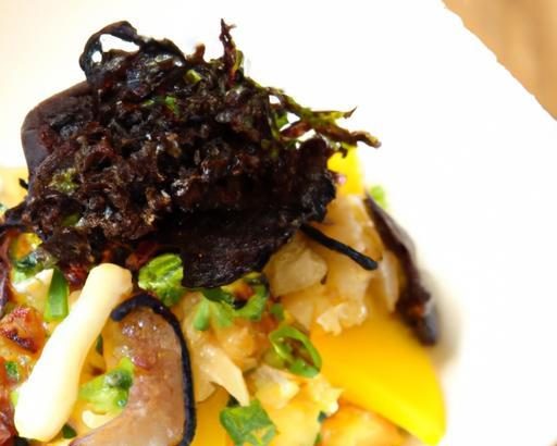 Crunchy Delight: Gochujang Mushrooms Meet Crispy Rice Salad