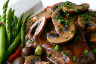 Savor the Classic Veal Marsala with Mushrooms Delight