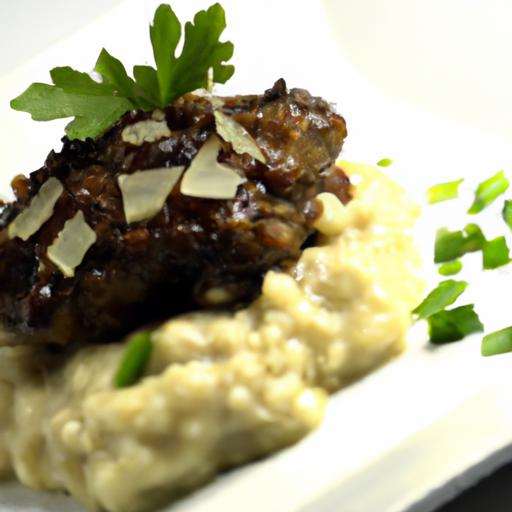 The Rich Harmony ‍of ⁣Cola-Braised Short Ribs ⁣and Parmesan Risotto