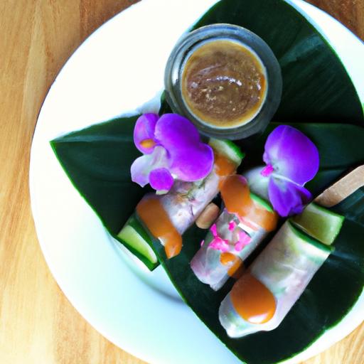 The Art of Rolling Fresh Vegan Summer Rolls with Crunch and Color