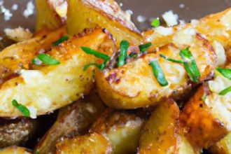 Crunchy Garlic Parmesan Potato Wedges: A Savory Delight