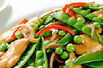 Crisp Chicken & Snow Peas: A Fresh Stir-Fry Delight