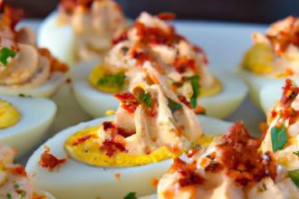 Spicy Protein Boost: Deviled Eggs with Sriracha Kick