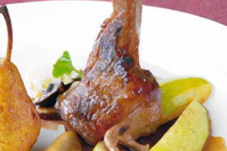Savory Spiced Duck Legs with Pear and Sweet Swede Harmony